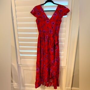 Red Floral dress
